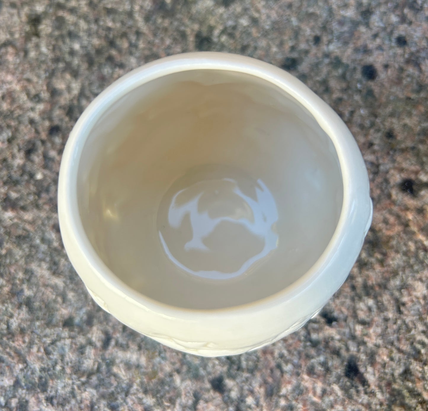 Ljuslykta vit med stjärnor