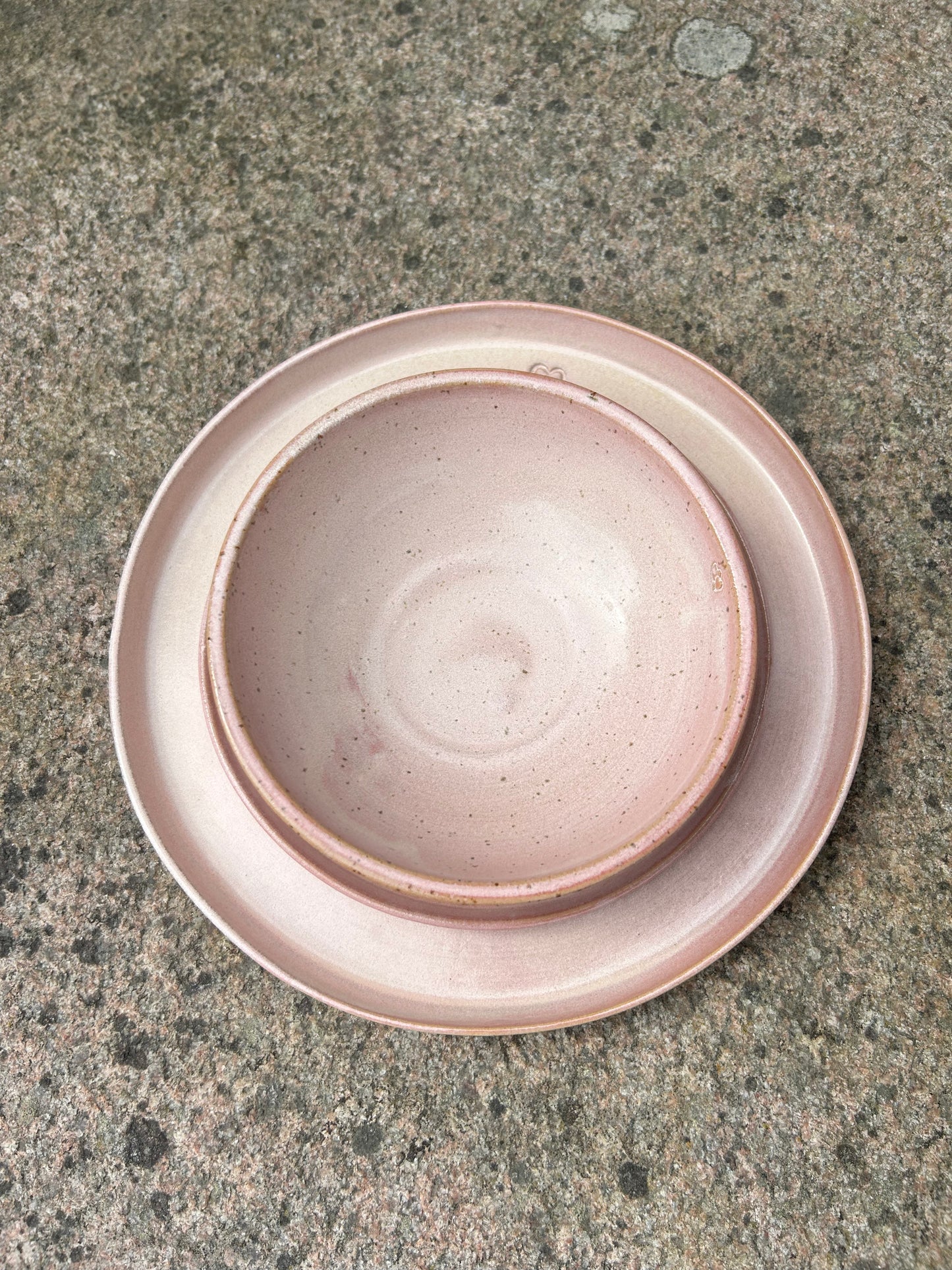 Middagsset rosa