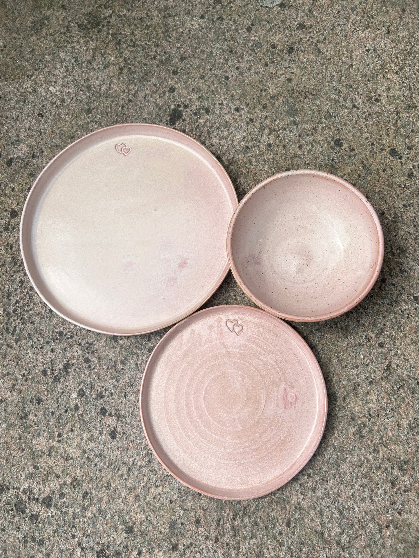 Middagsset rosa