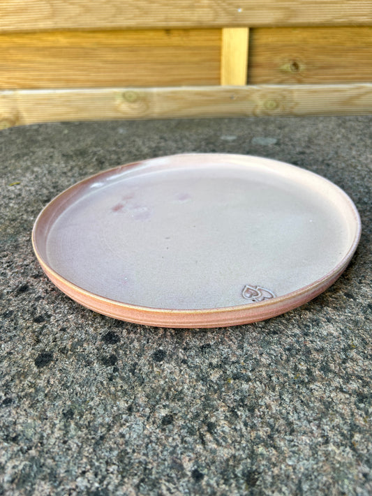 Tallrik stor rosa